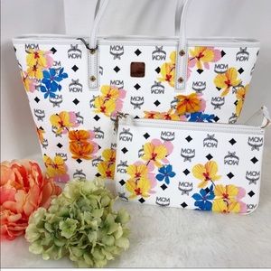 mcm flower bag